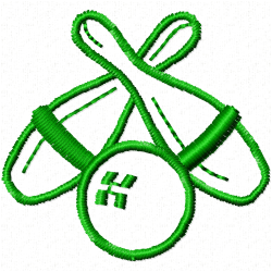 Bowling Embroidery Design 10 Bowling Embroidery Design 10